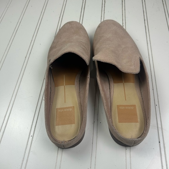 Dolce Vita Taupe Suede Slip-On Mule Flats Womenโs Size 7 - Picture 5 of 9